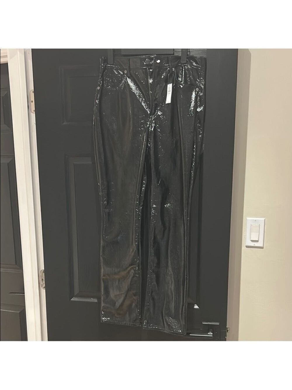 BNWT Black Glossy Women’s Pants from GAP